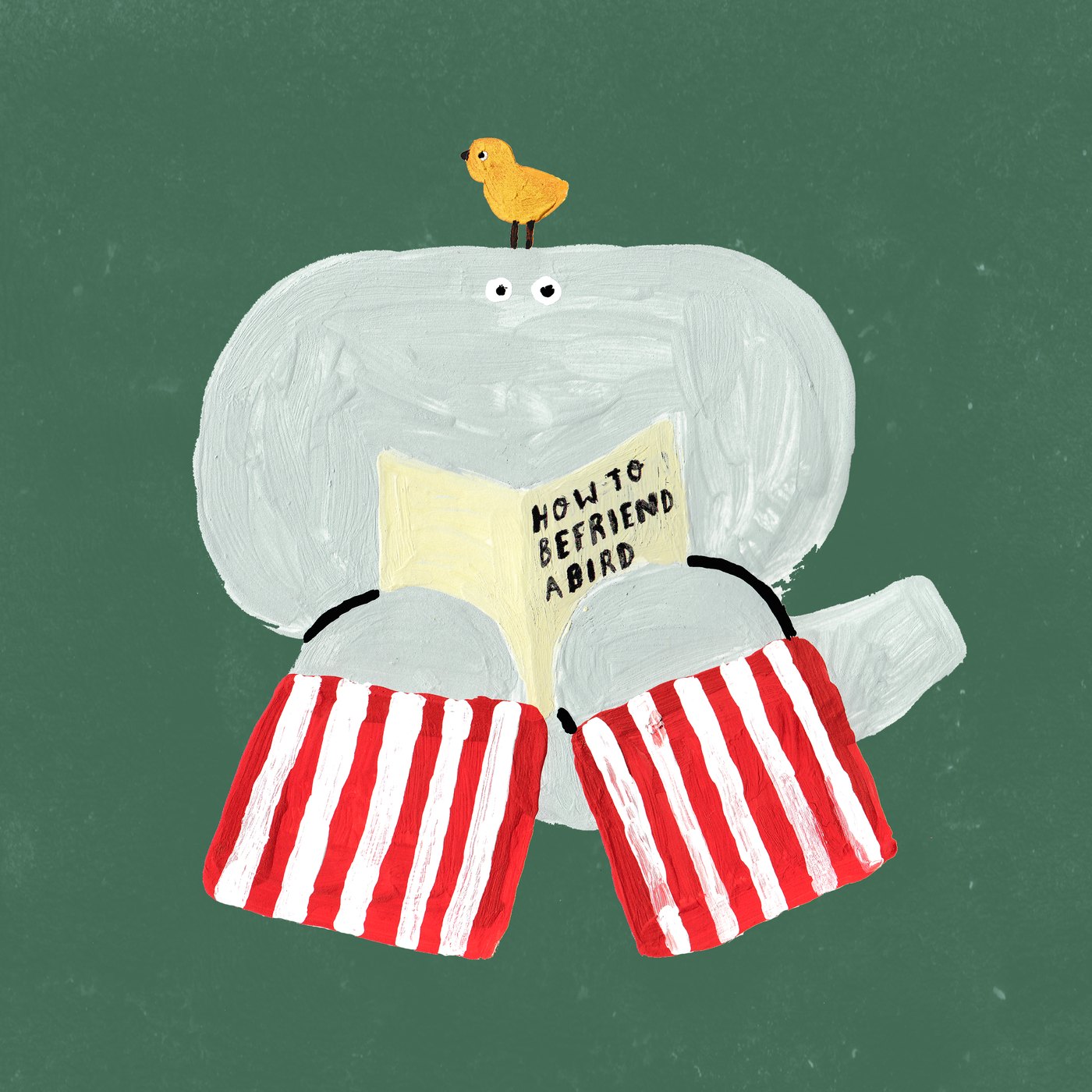 How to Befriend a Bird original artwork
